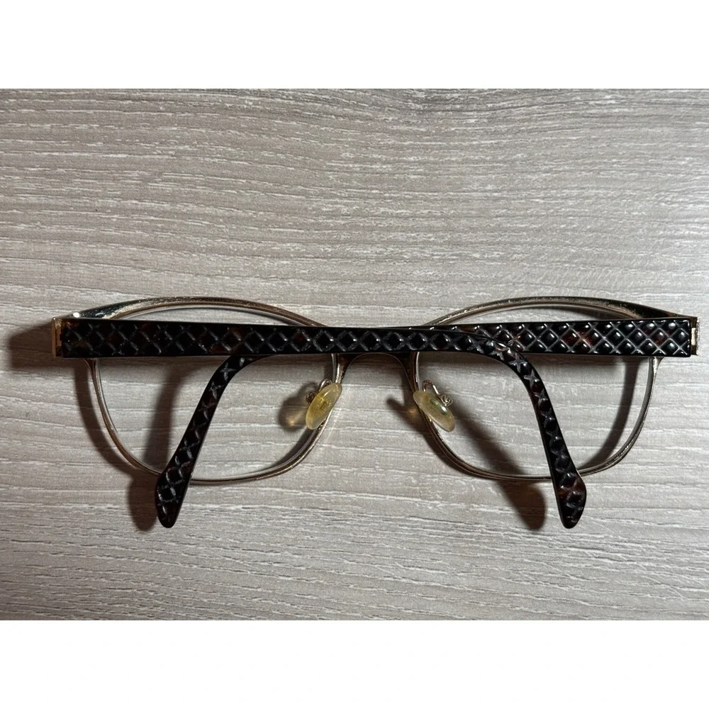 Laura Ashley Grace 1 Eyeglass Frames Only Ink Tortoise Cat Eyewear Luxury